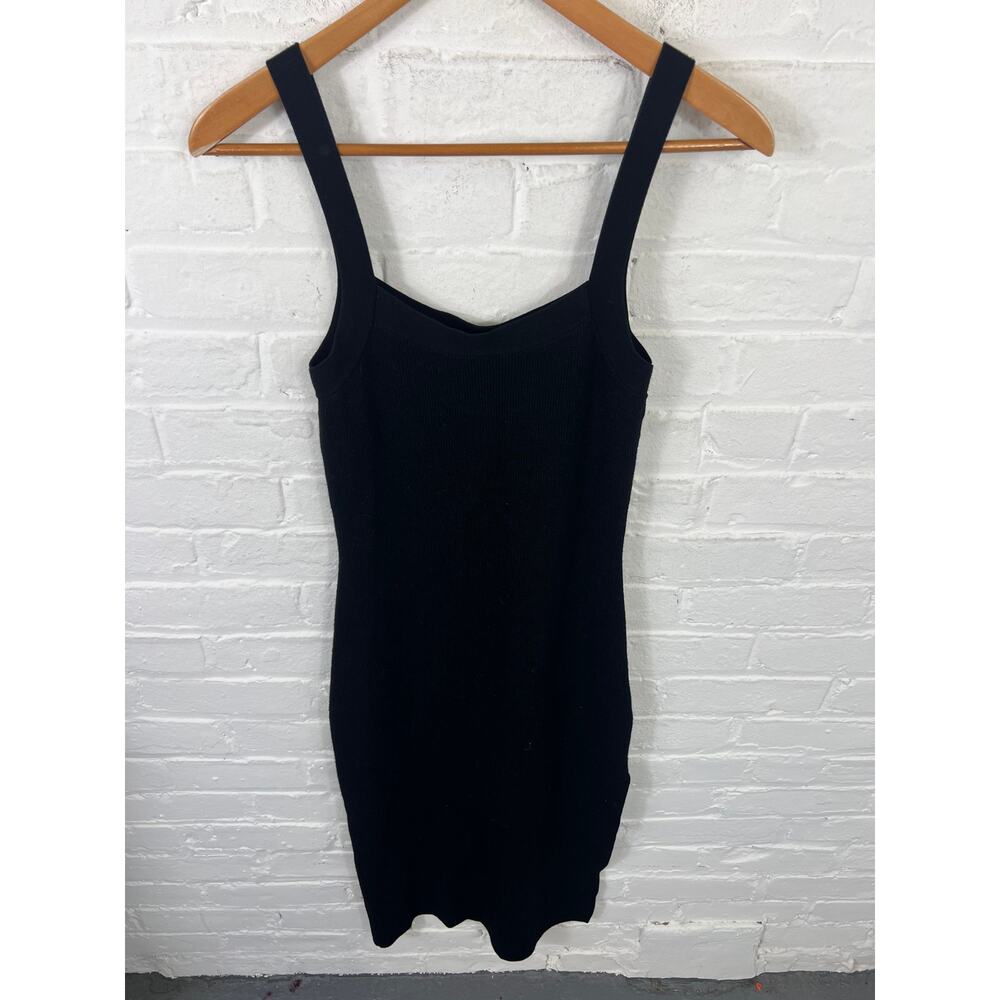Aritzia Babaton Women's Bodycon Mini Dress Sleeveless Comfortable Black Size M